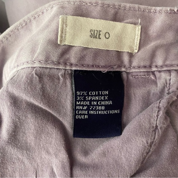 Madewell Lilac Purple Skinny Ankle Pants - Picture 7 of 9